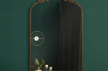 Grab This Pretty Filigree Arch Metal Wall Mirror for Just $65!